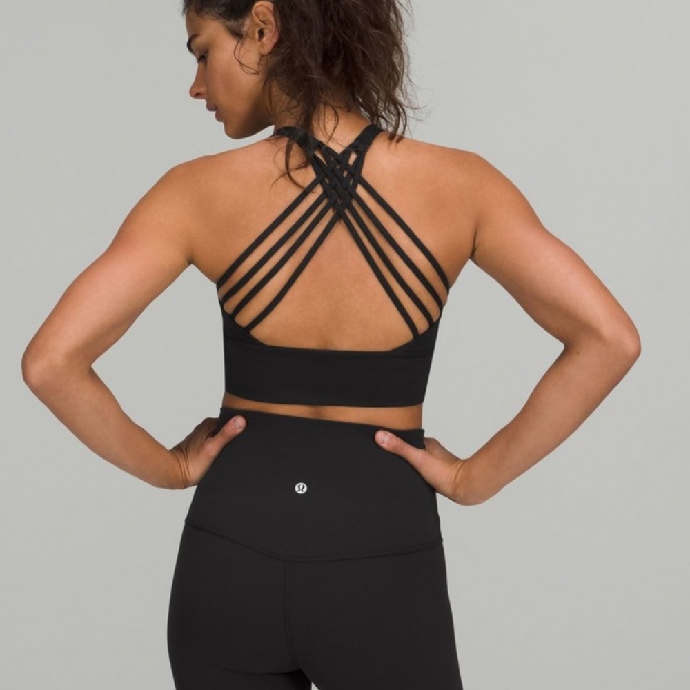 Lululemon highneck long line bra